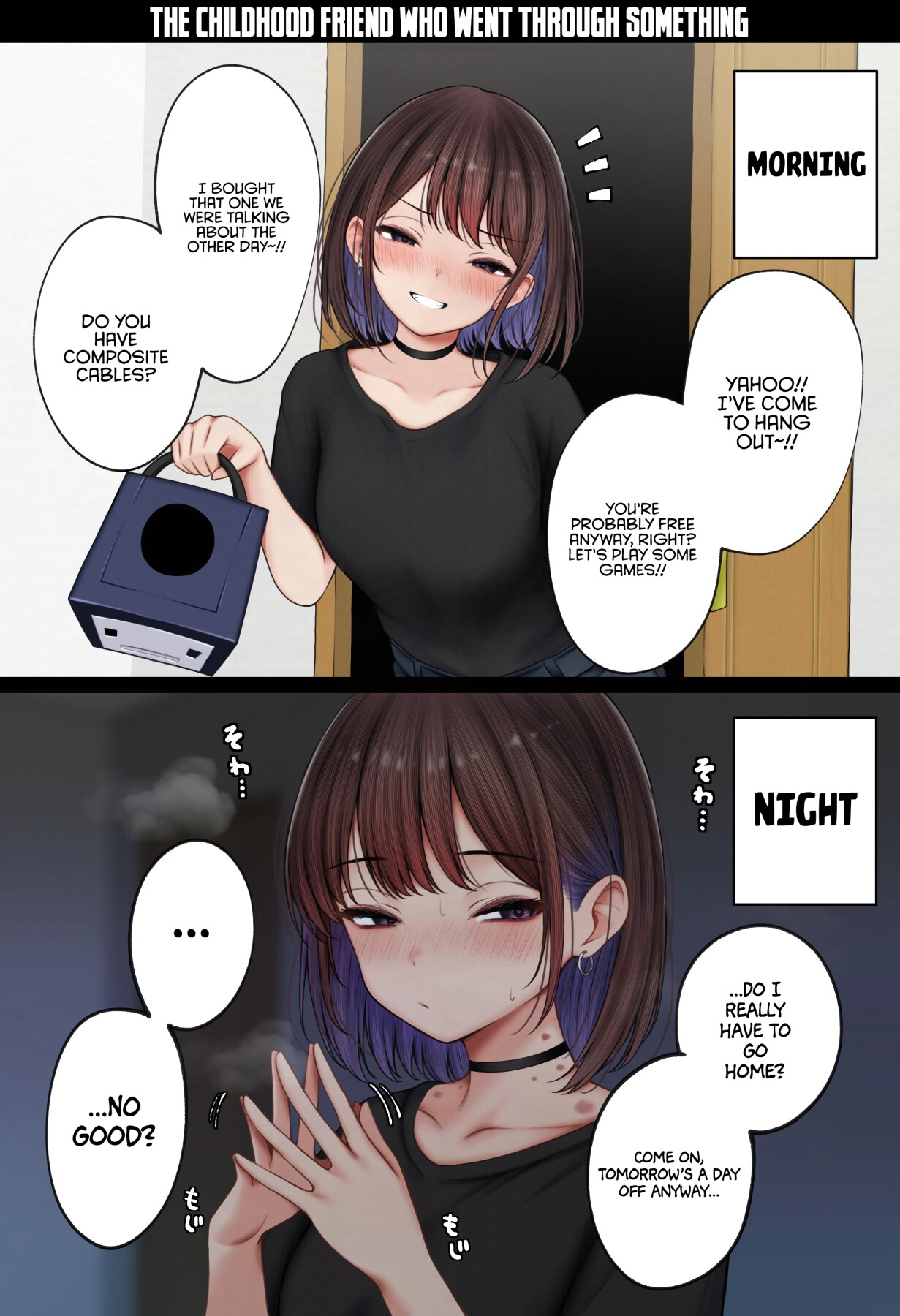 Hentai Manga Comic-The story of how my bedroom became my gyaru childhood friend's fuck-room: onsen ryokan book-Read-76